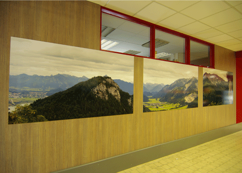 Wandbild 3teilig Alpenpanorama links