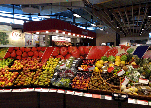 Collage Obst und Gemüse Teil 1